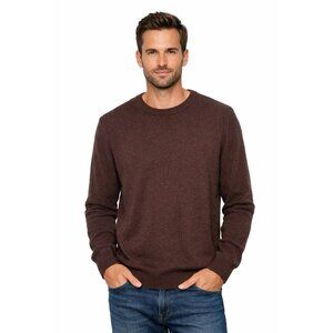Rodd & Gunn Men's  2XL Wool & Cashmere Crewneck Sweater in Chocolate Brown T